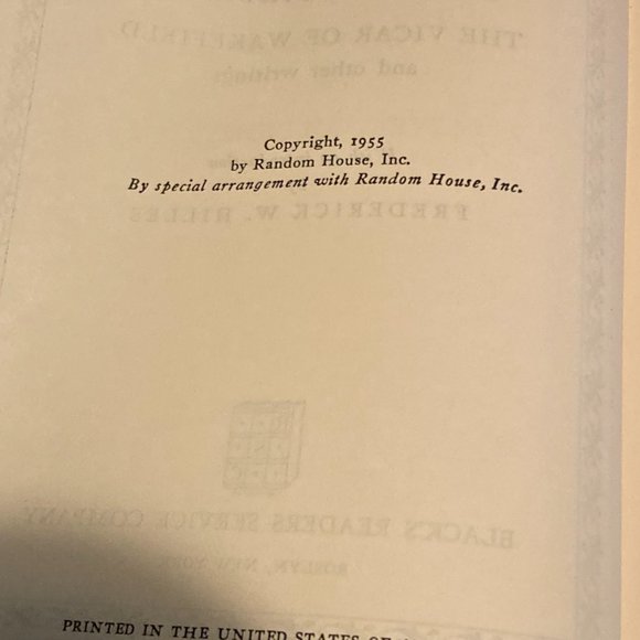 Antique Books - The Works of Oliver Goldsmith, The Vicar of Wakefield and other - Picture 3 of 15